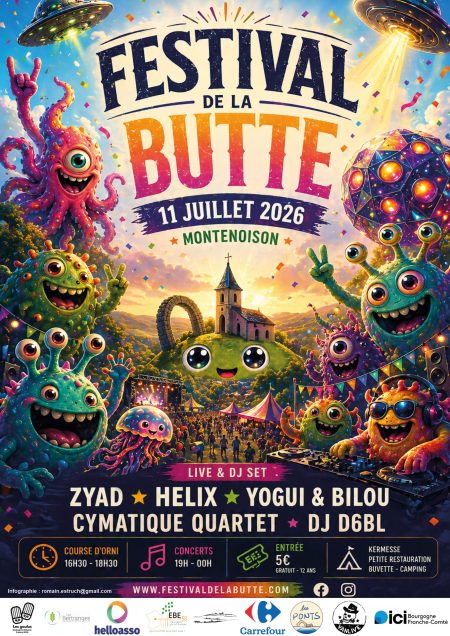 Affiche Festival de la Butte 2026 A4